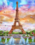 Eiffel Tower & Water Fountains